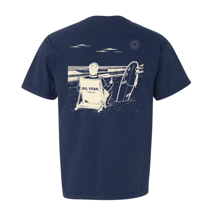 The Beach Break T-Shirt - Navy