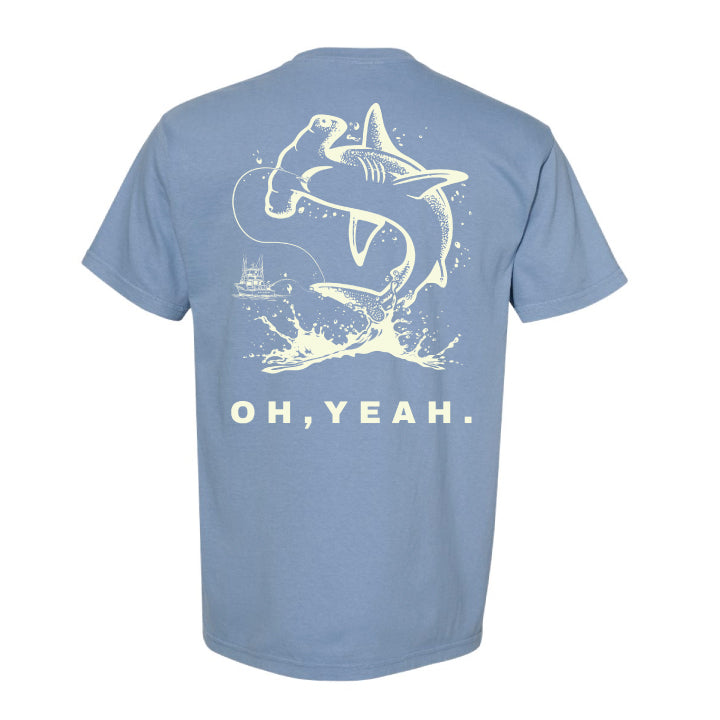 Oh Yeah. Washed Denim T-Shirt